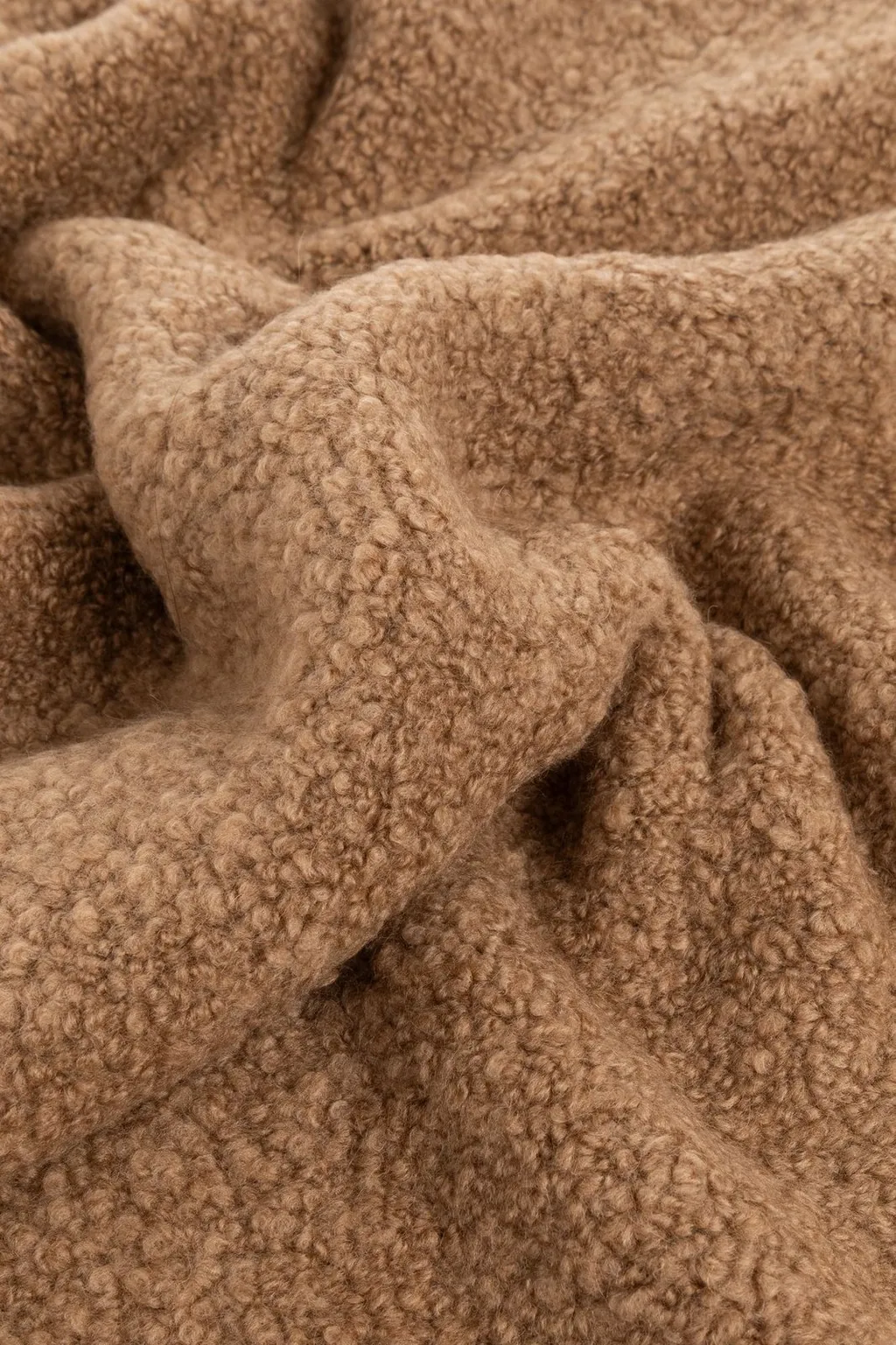 Max Mara Calabra Logo Patch Fluffy Scarf