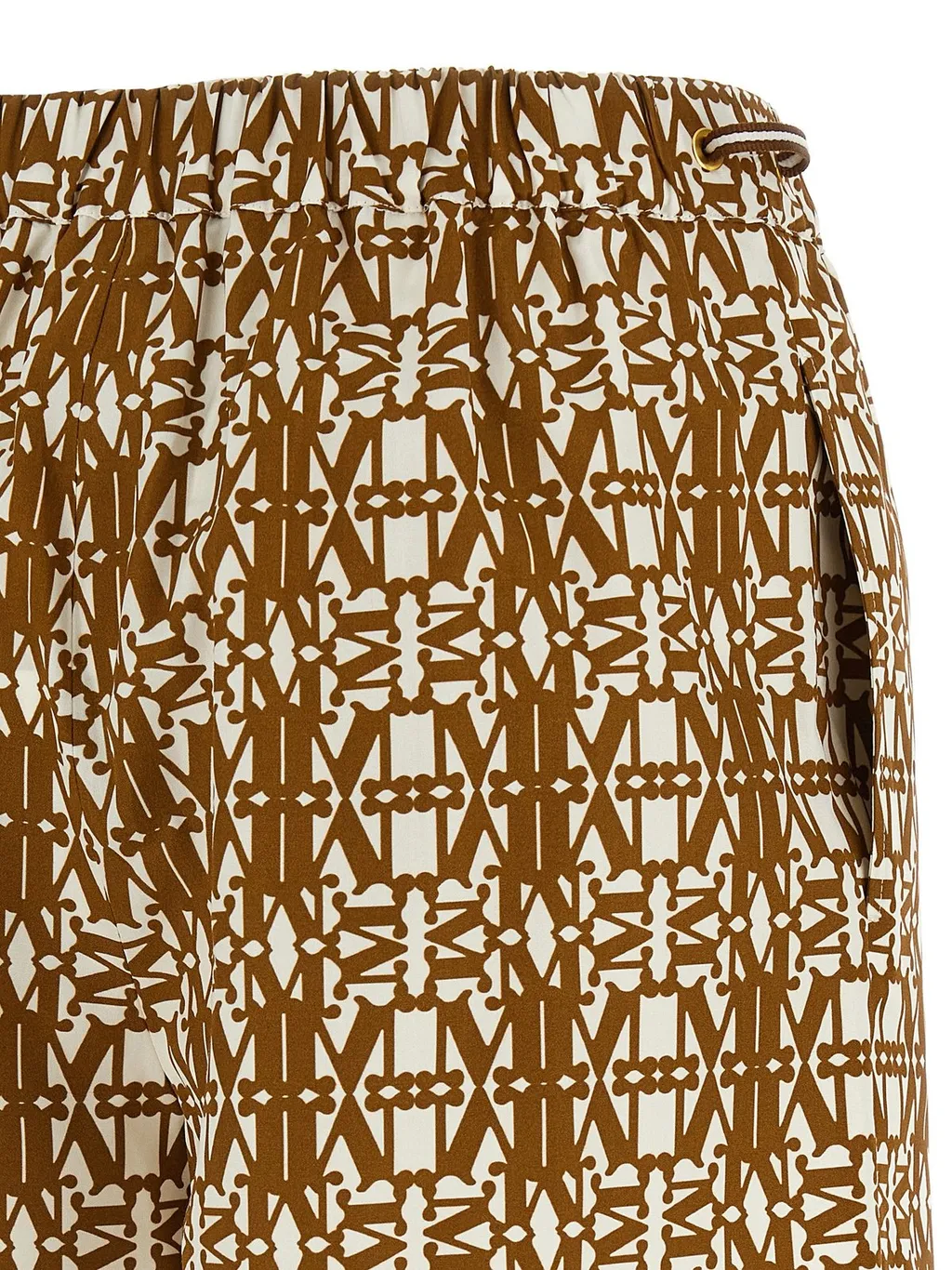 Max Mara Taiga All-Over Logo Printed Shorts
