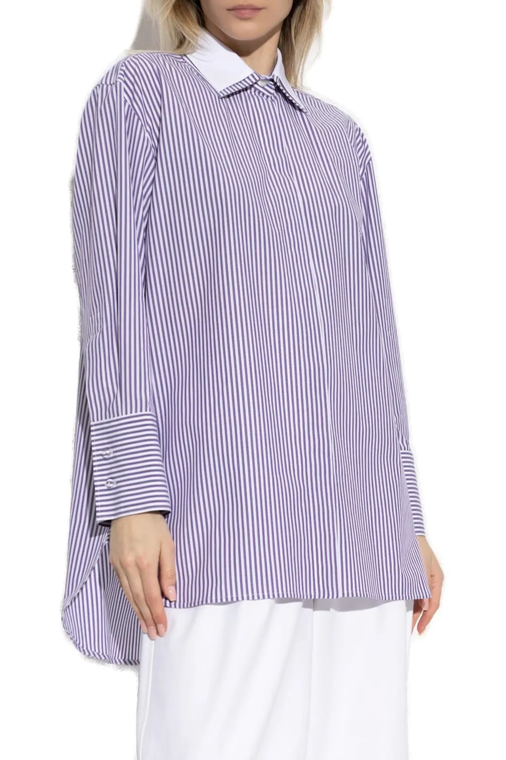 Max Mara Tubinga Striped Button-Up Shirt
