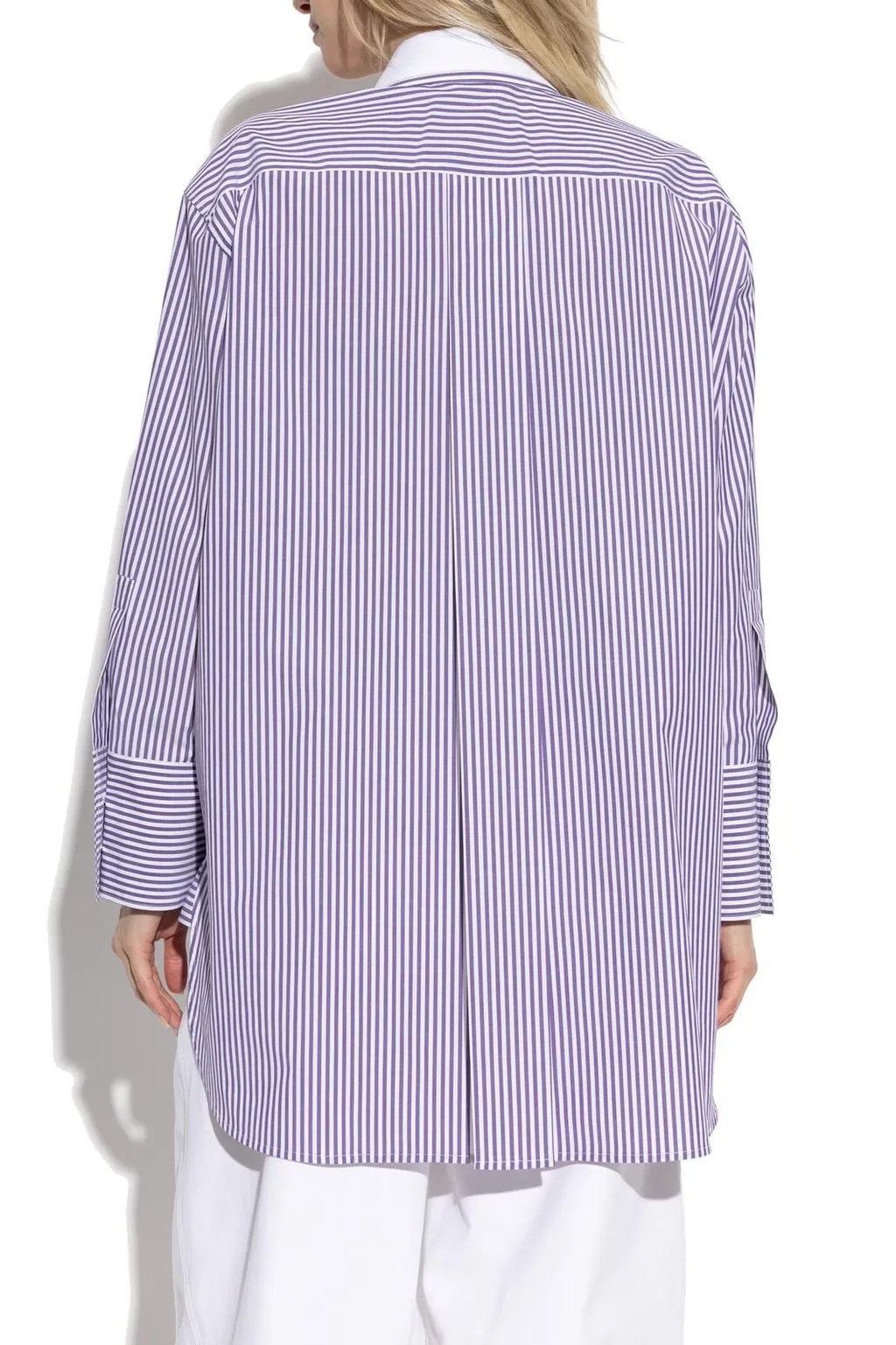 Max Mara Tubinga Striped Button-Up Shirt