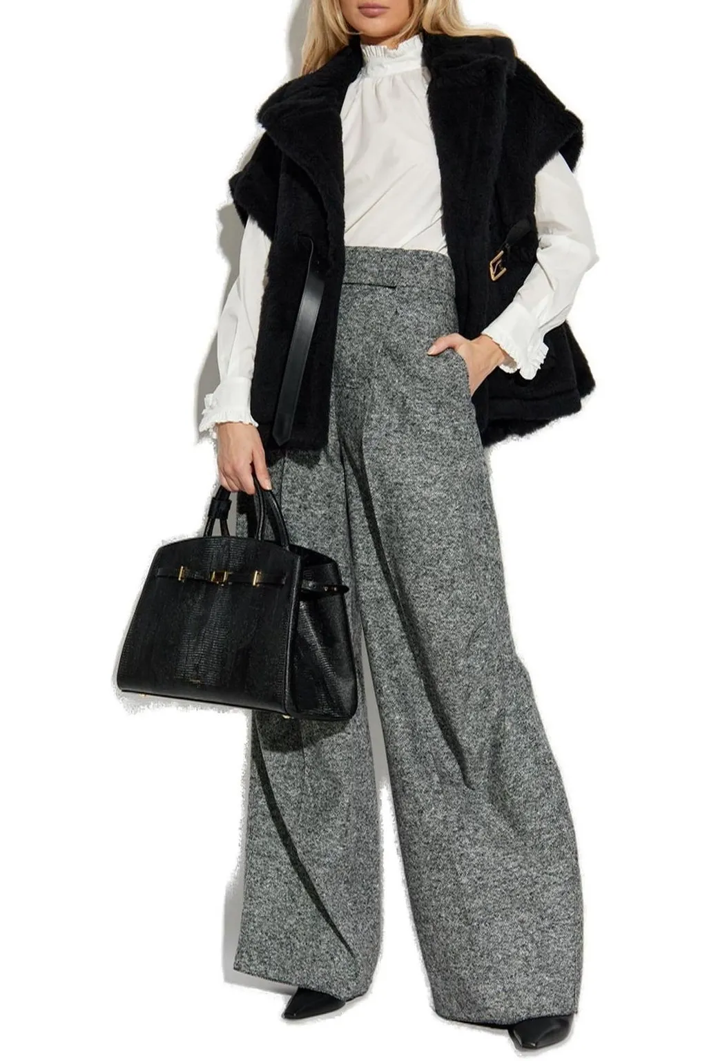 Max Mara Newabav Faux Fur Gilet