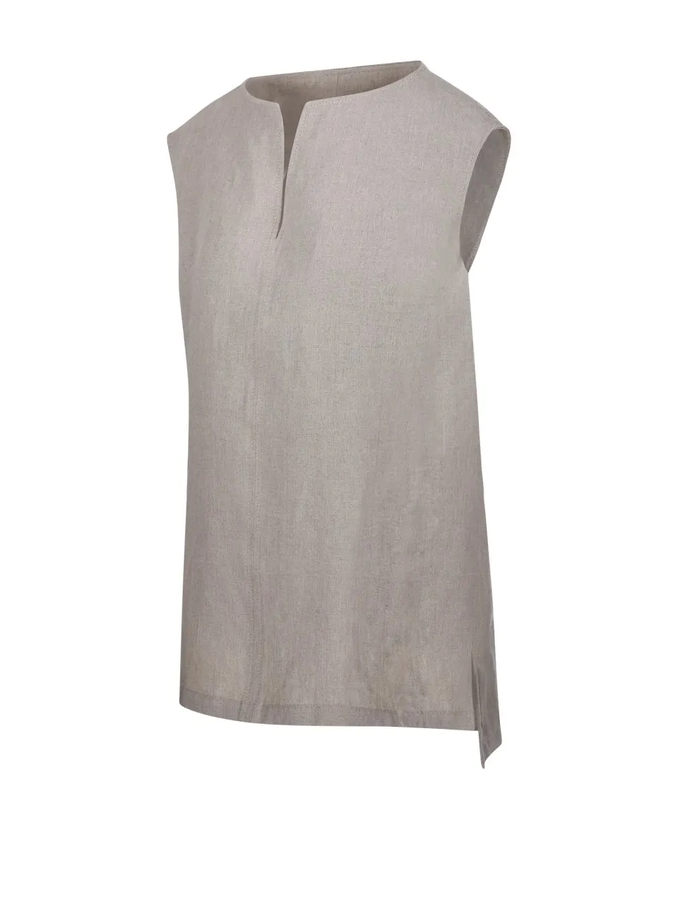 Max Mara Colimbo V-Neck Sleeveless Top