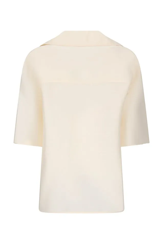 Max Mara Osiride V-Neck Short-Sleeved Top