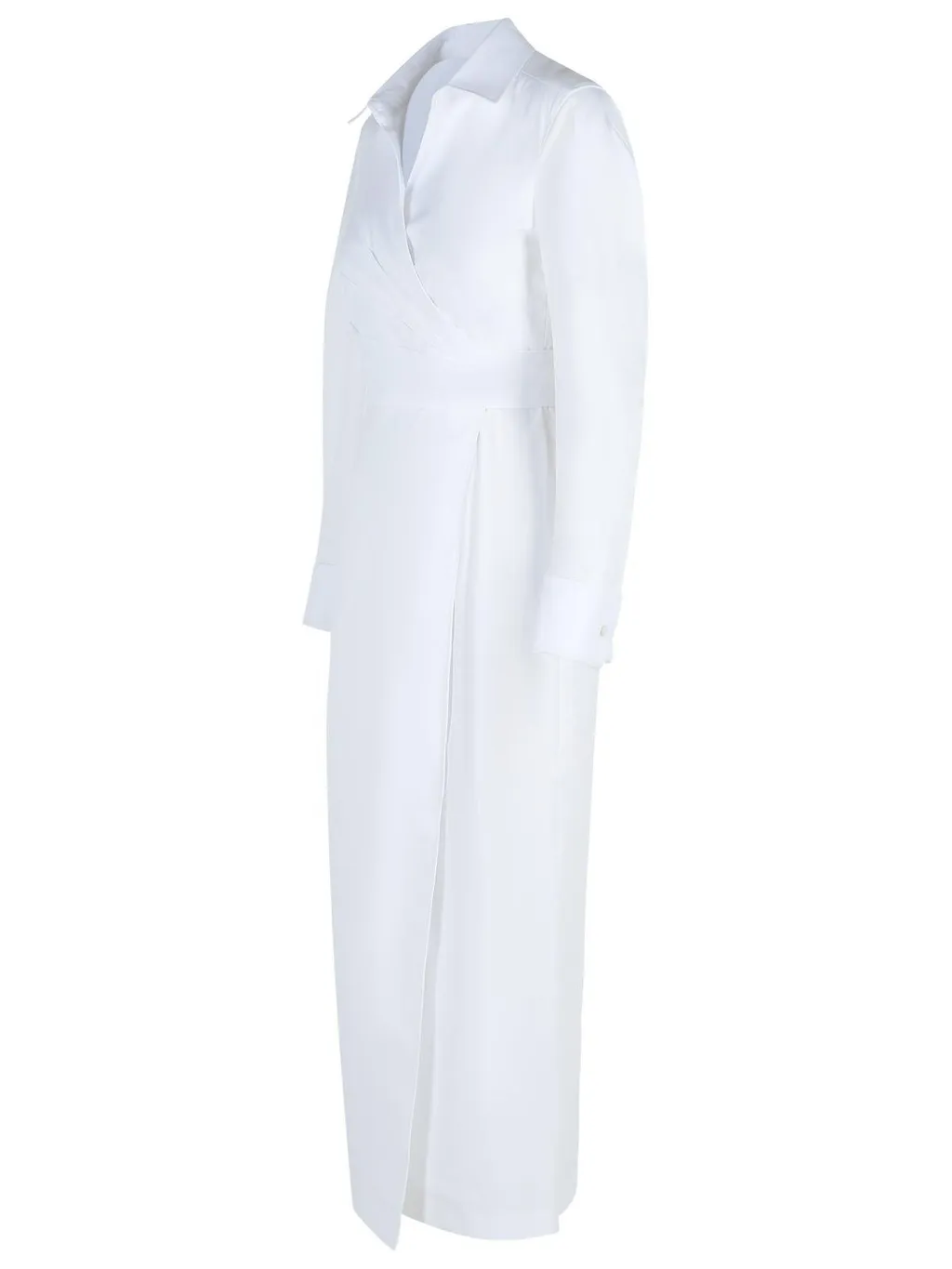 Max Mara Balzac Wraparound Long-Sleeved Dress