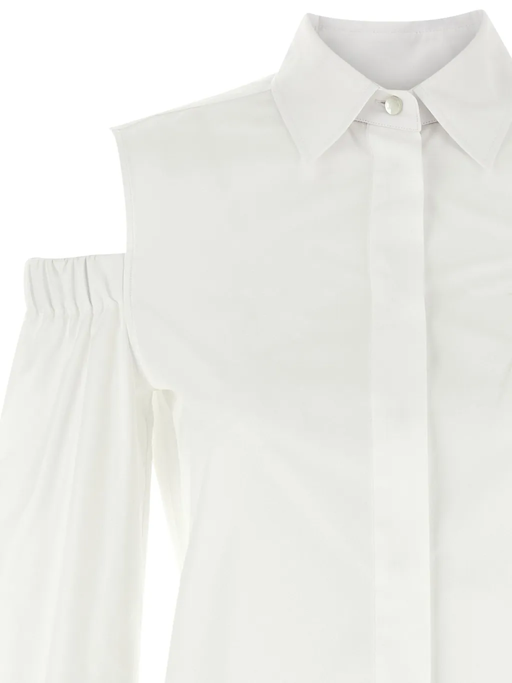 Max Mara Ragni Cut-Out Button-Up Shirt