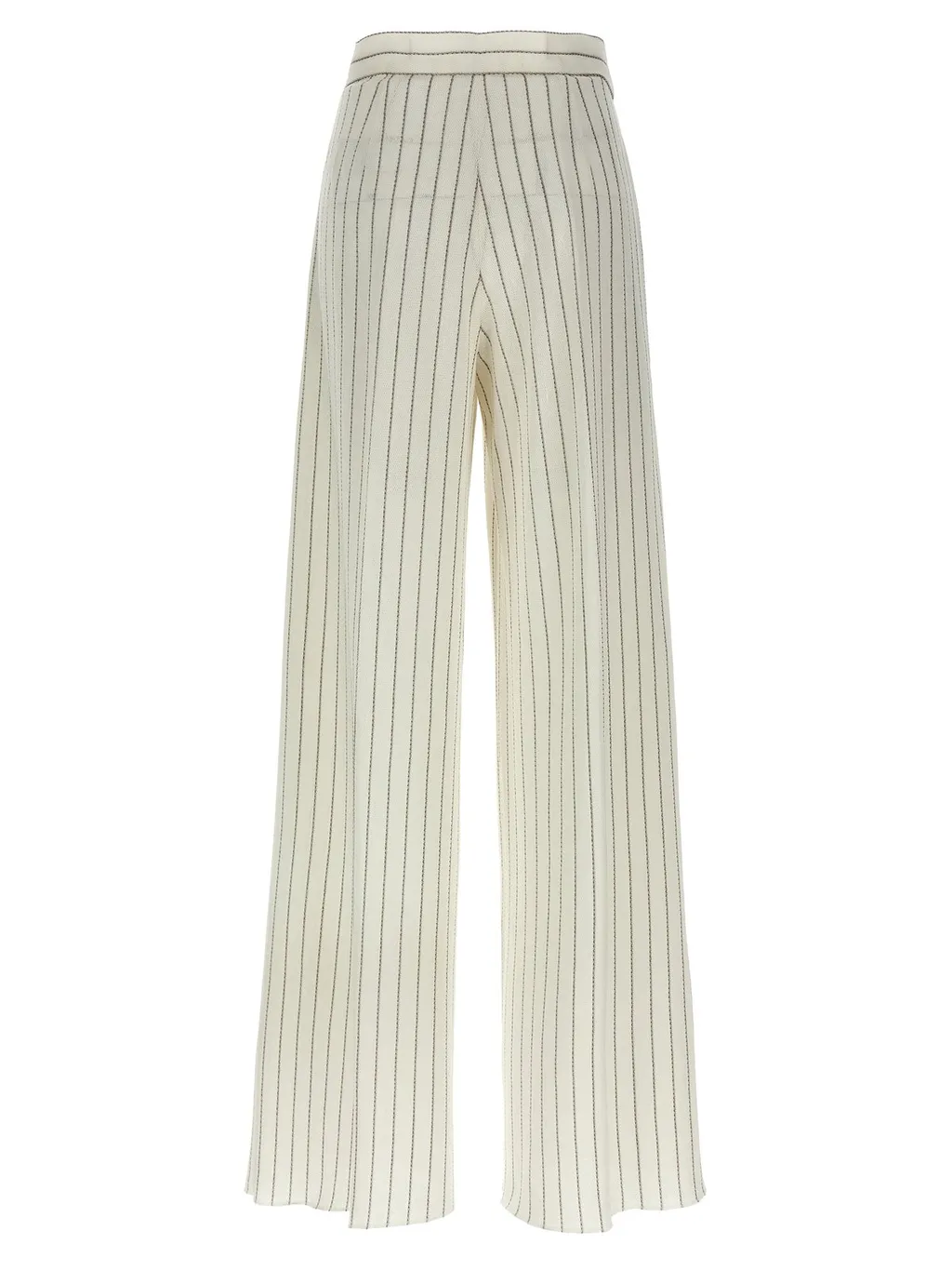 Max Mara Clarion Striped Wide-Leg Trousers