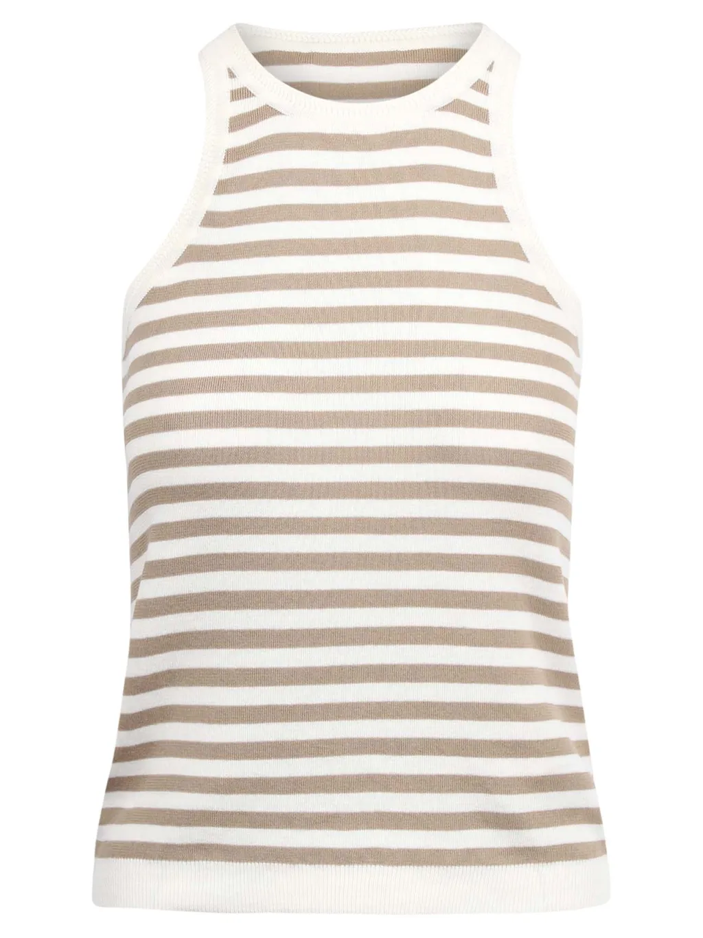 Max Mara Arnes Striped Ribbed Tank Top