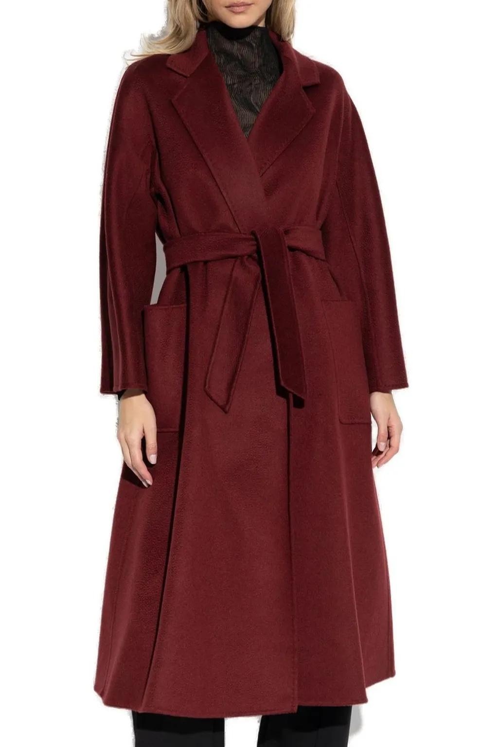 Max Mara Ludmilla Belted Long-Sleeved Coat