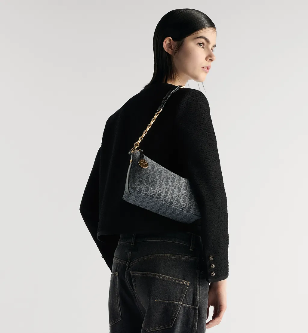 Diorstar Hobo Bag With Chain