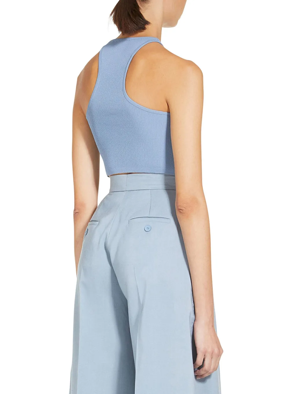 Max Mara Ribbed Tank Cropped Top