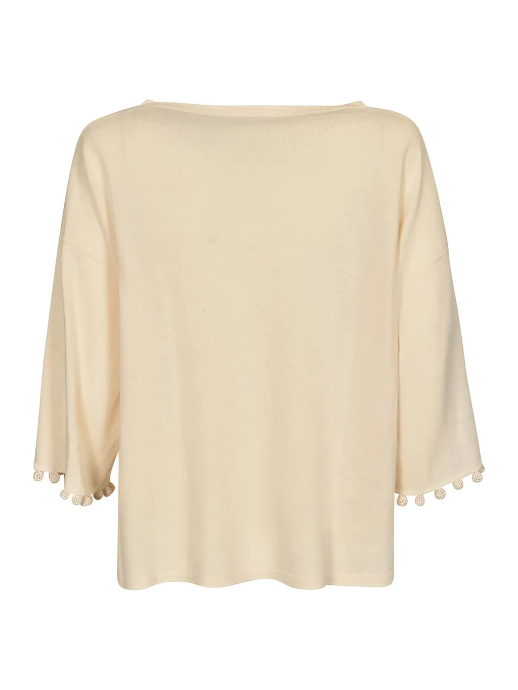 Max Mara Crewneck Long-Sleeved Top