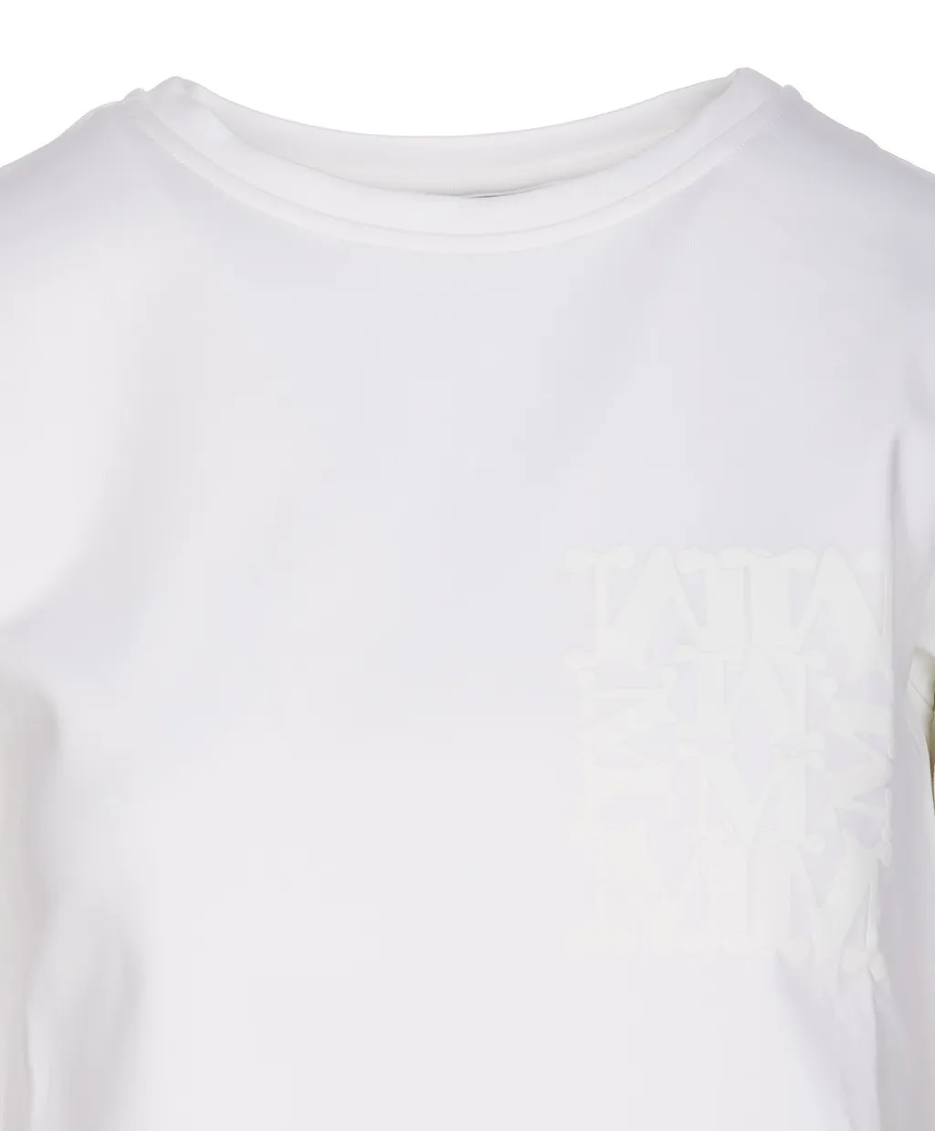 Max Mara Messico Crewneck Cropped T-Shirt
