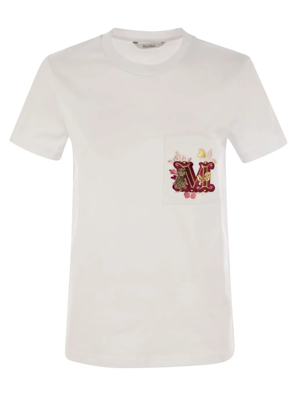 Max Mara Nunzio Logo Embellished Crewneck T-Shirt