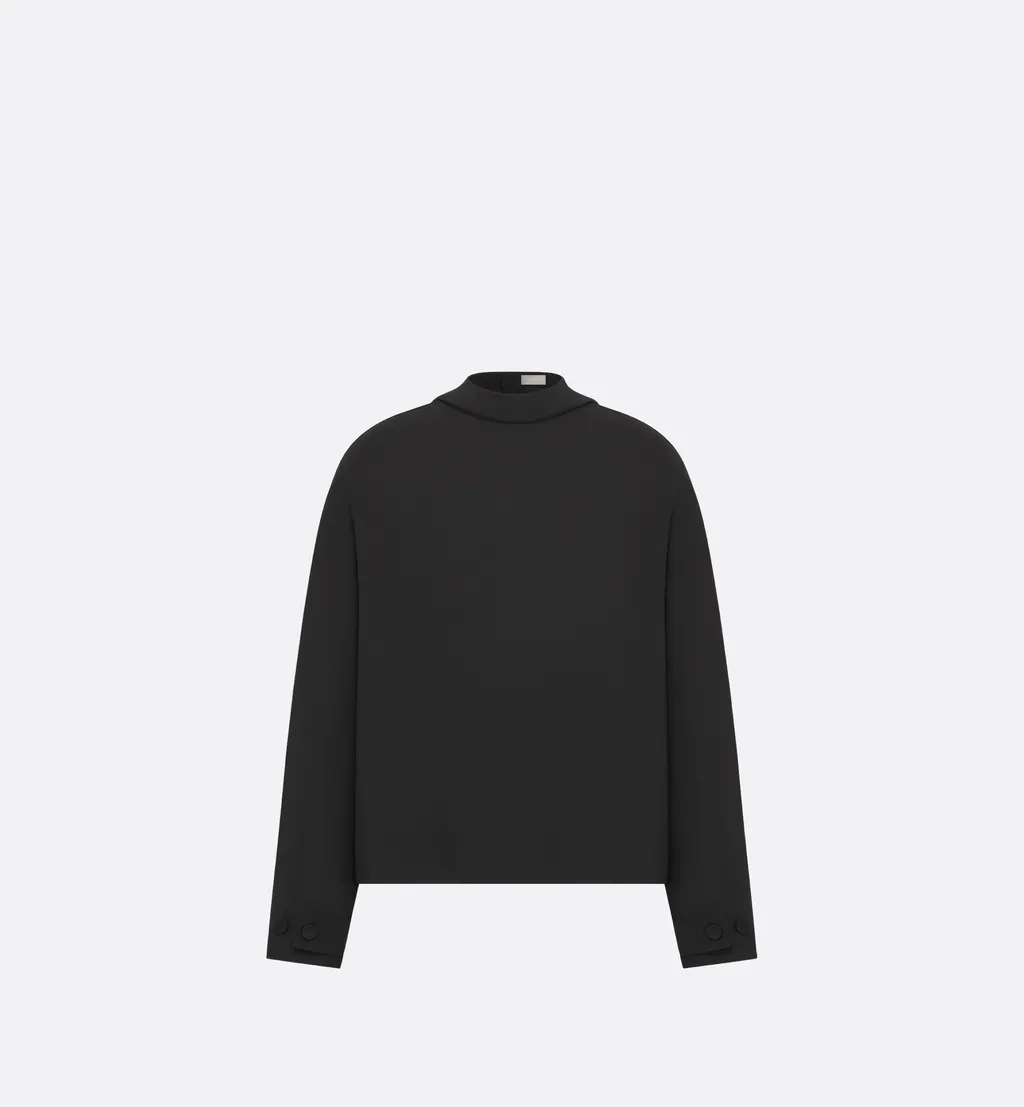 Shirt With Ascot On The Back