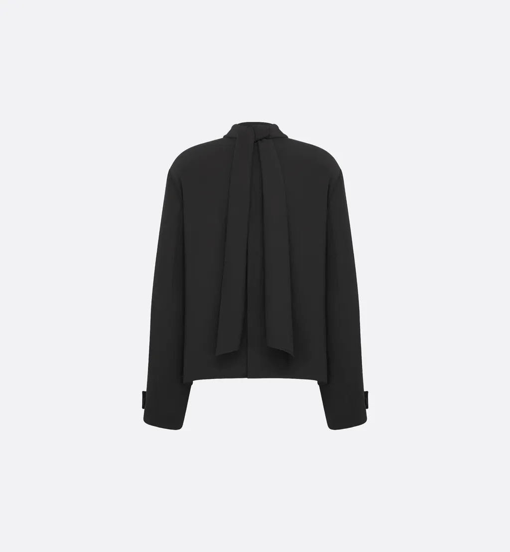 Shirt With Ascot On The Back