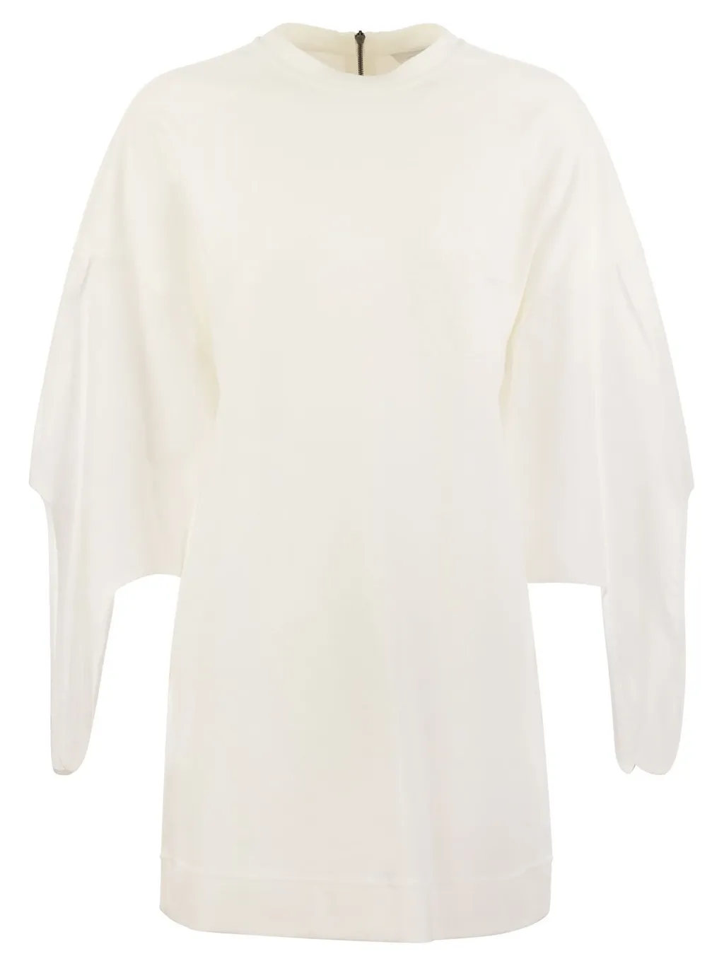 Max Mara Logo Printed Crewneck Dress