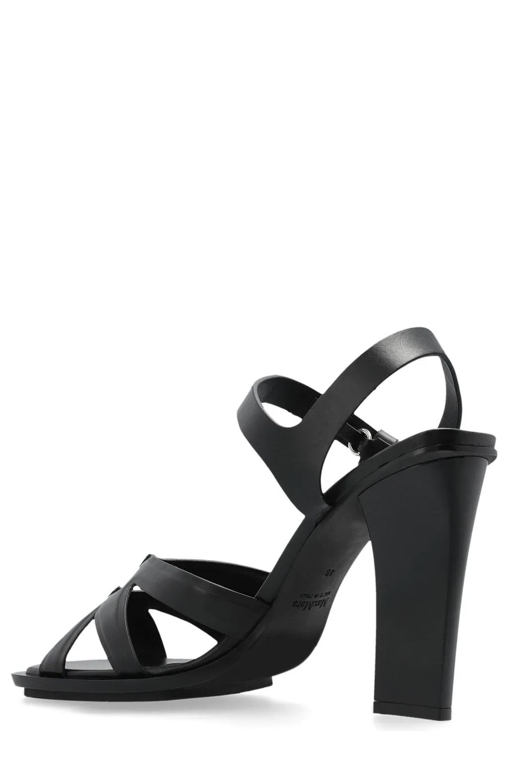 Max Mara Strap Detailed Heeled Sandals