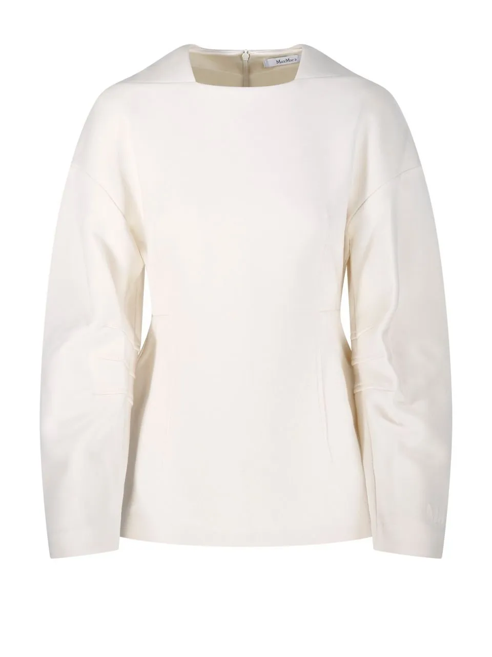 Max Mara Long-Sleeved Zip-Up Blouse