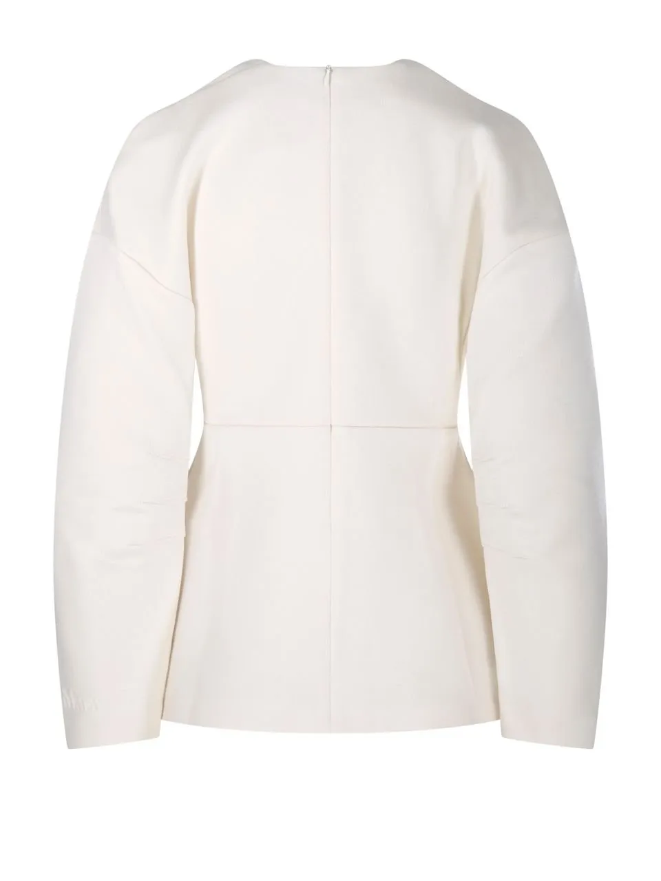 Max Mara Long-Sleeved Zip-Up Blouse