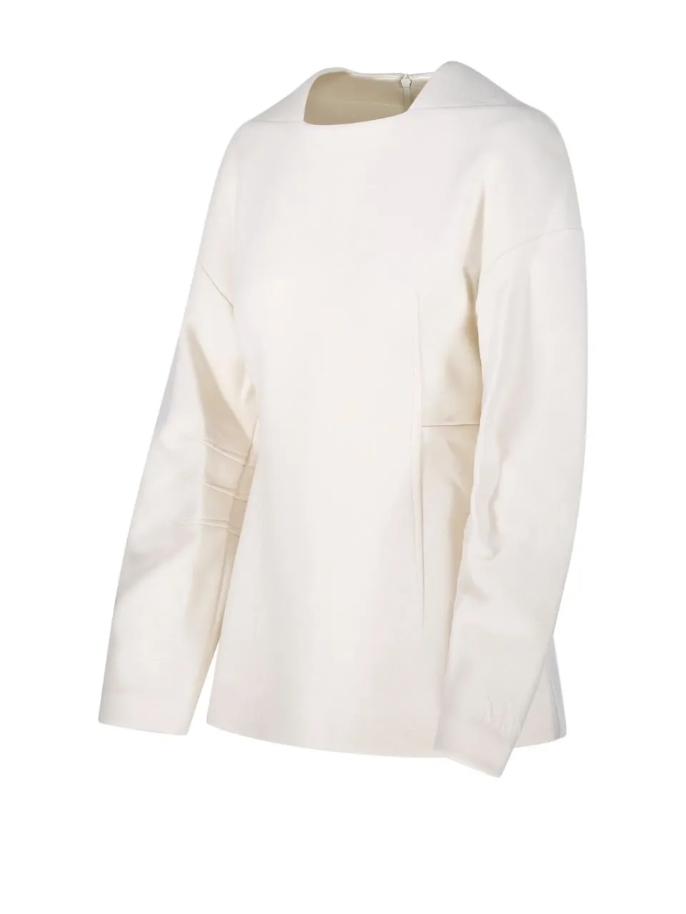 Max Mara Long-Sleeved Zip-Up Blouse