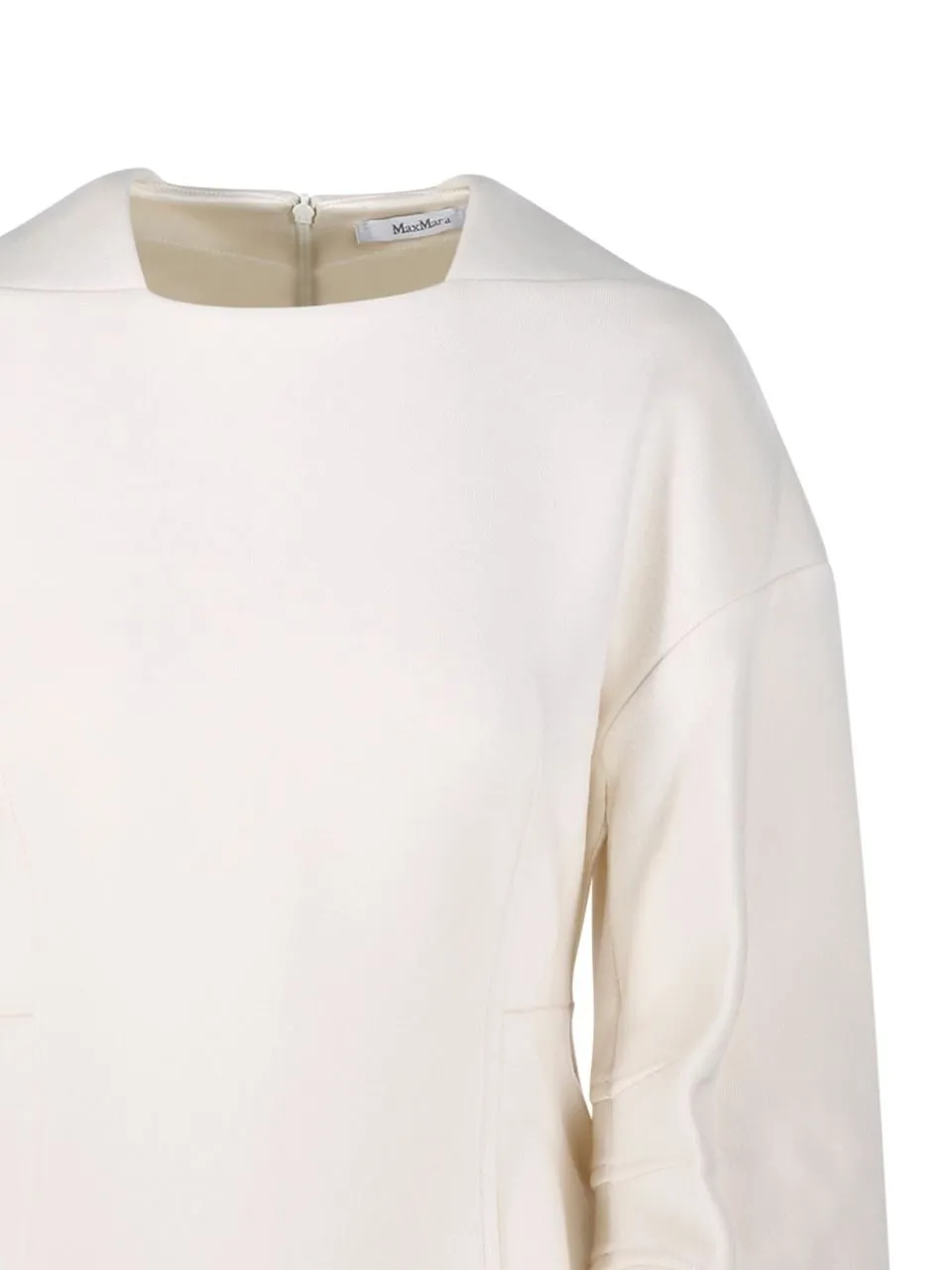 Max Mara Long-Sleeved Zip-Up Blouse