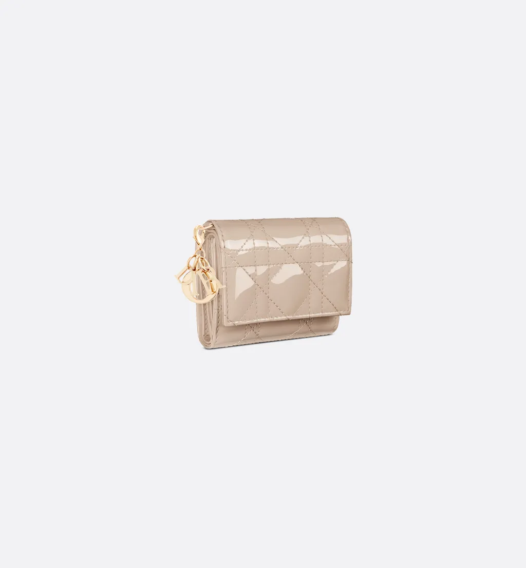 Lady Dior Lotus Wallet