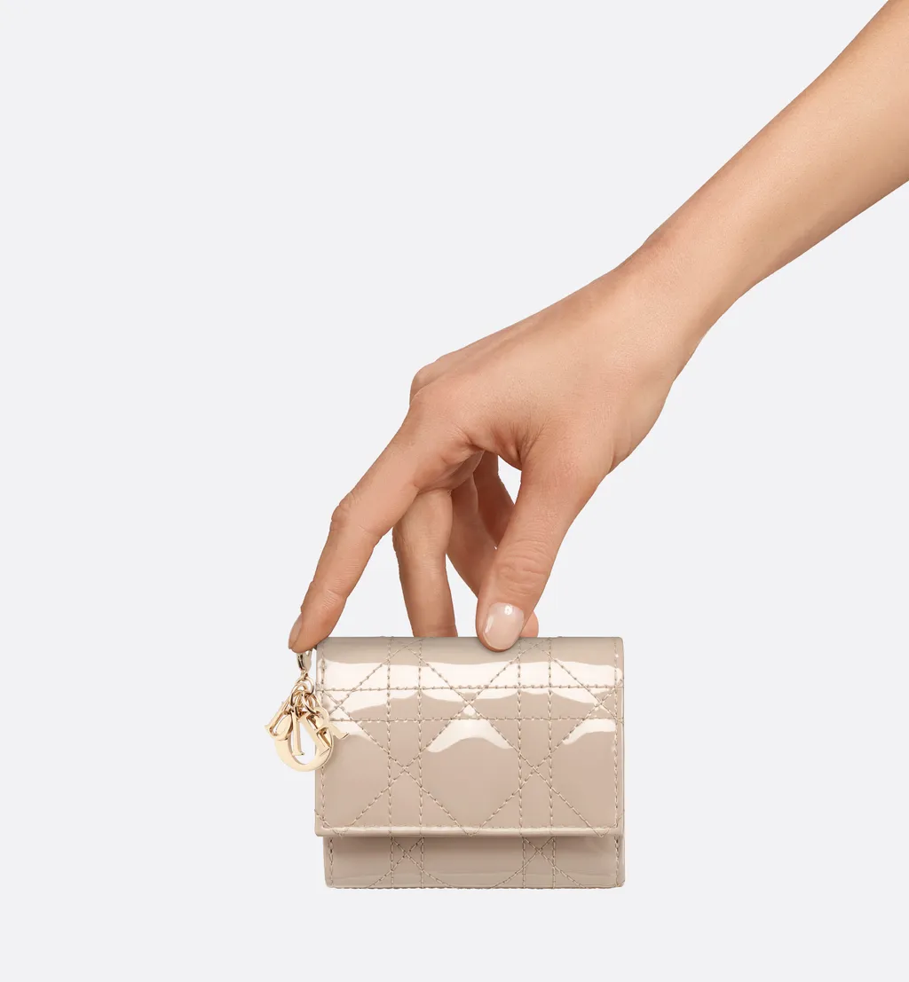 Lady Dior Lotus Wallet