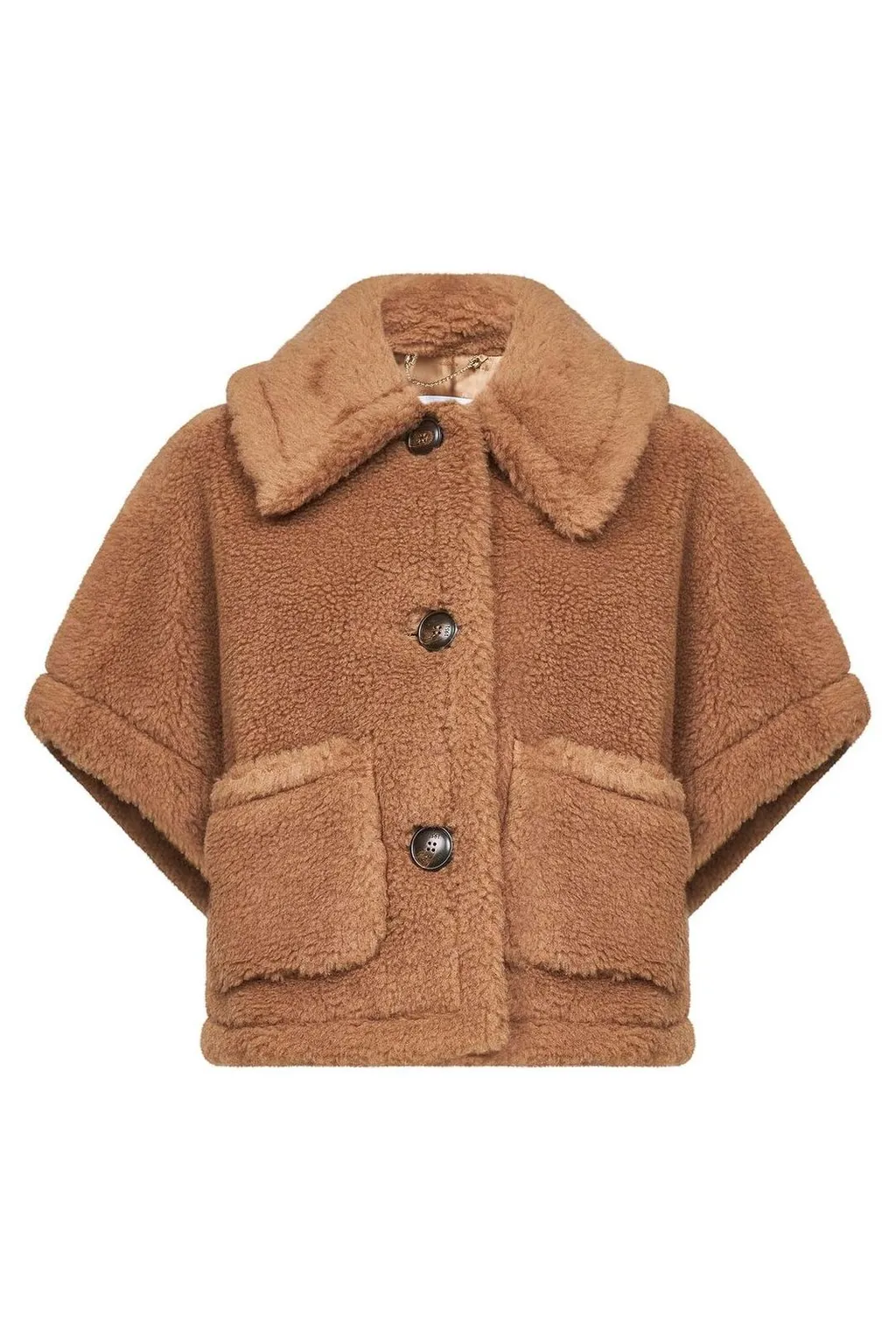 Max Mara Newterzo Button-Up Short-Sleeved Coat