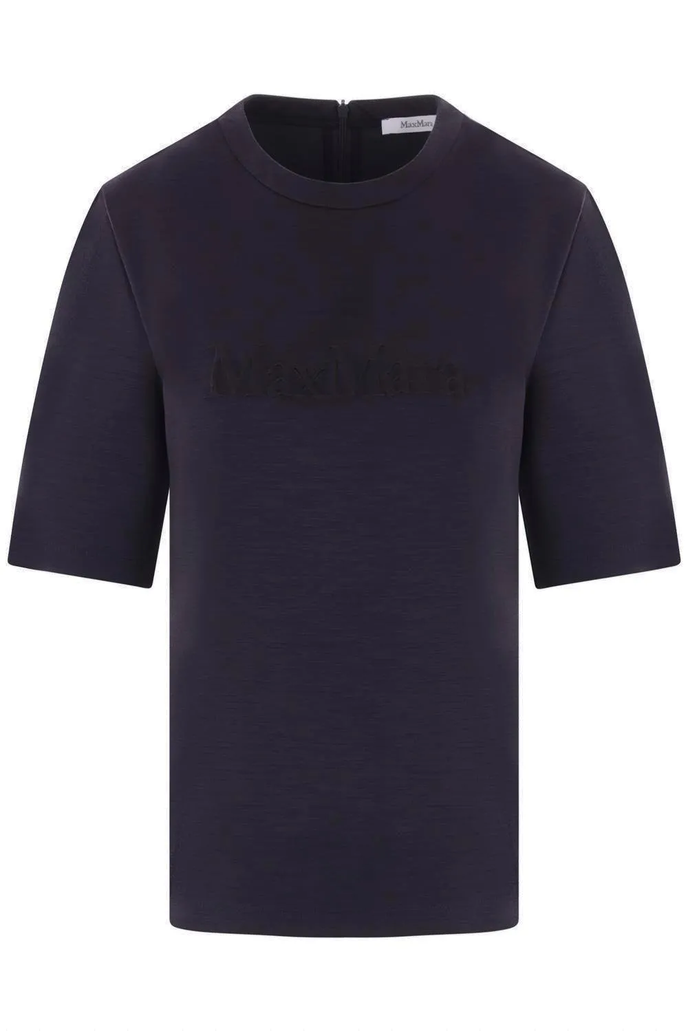 Max Mara Peter Zip Detailed Crewneck T-Shirt