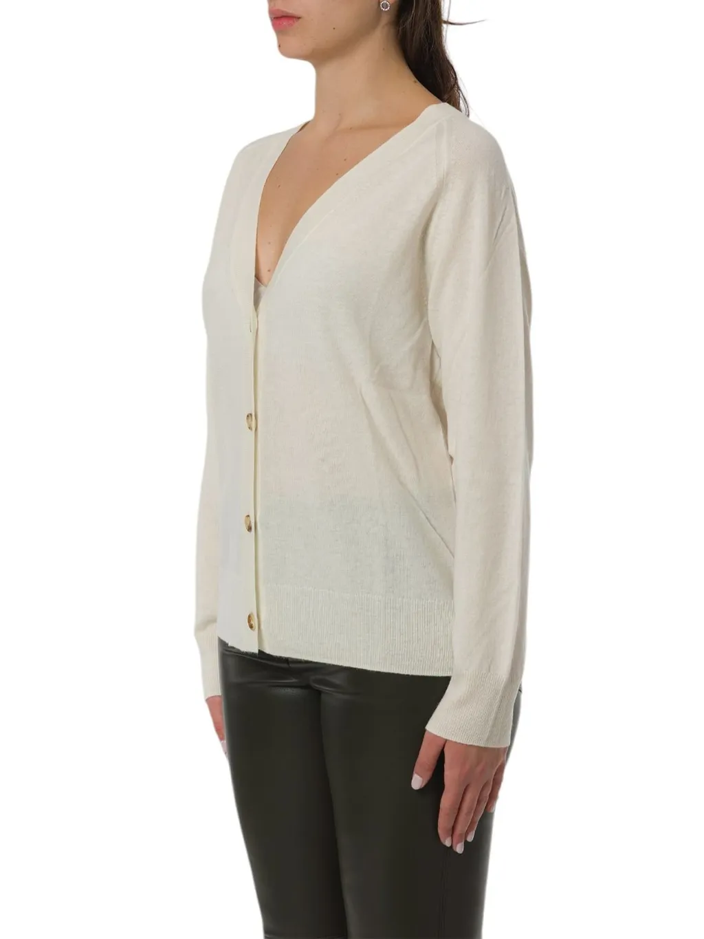 Max Mara V-Neck Button-Up Cardigan
