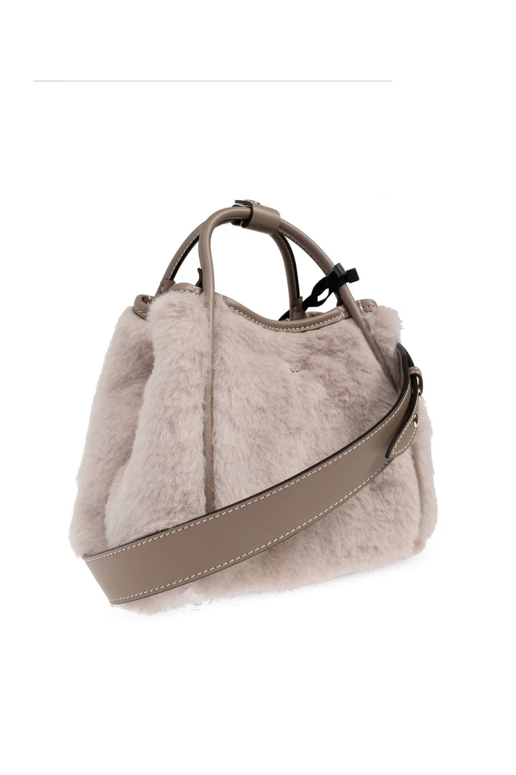 Max Mara Marine Fluffy Top Handle Bag