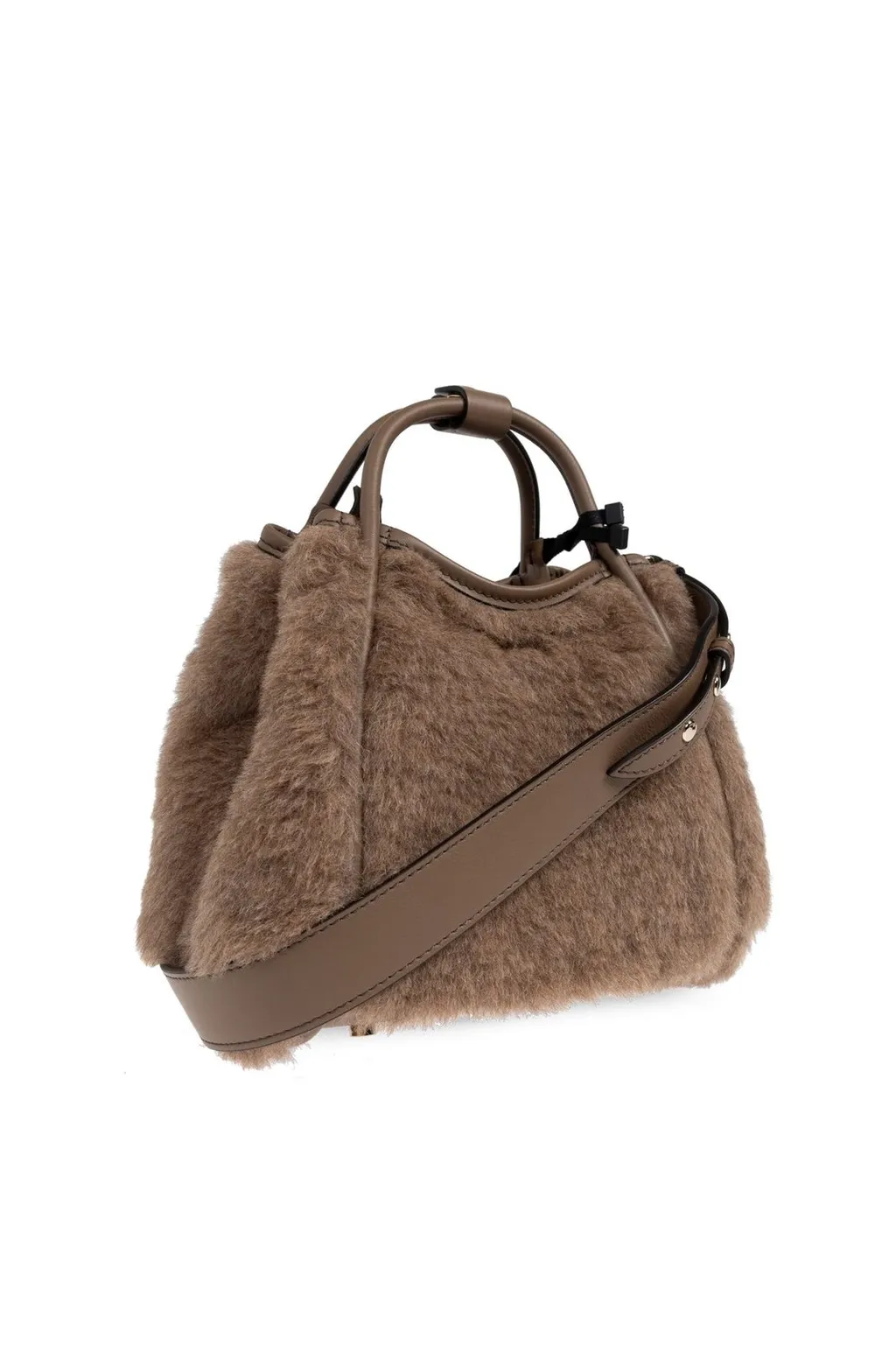 Max Mara Marine Fluffy Xs Top Handle Bag
