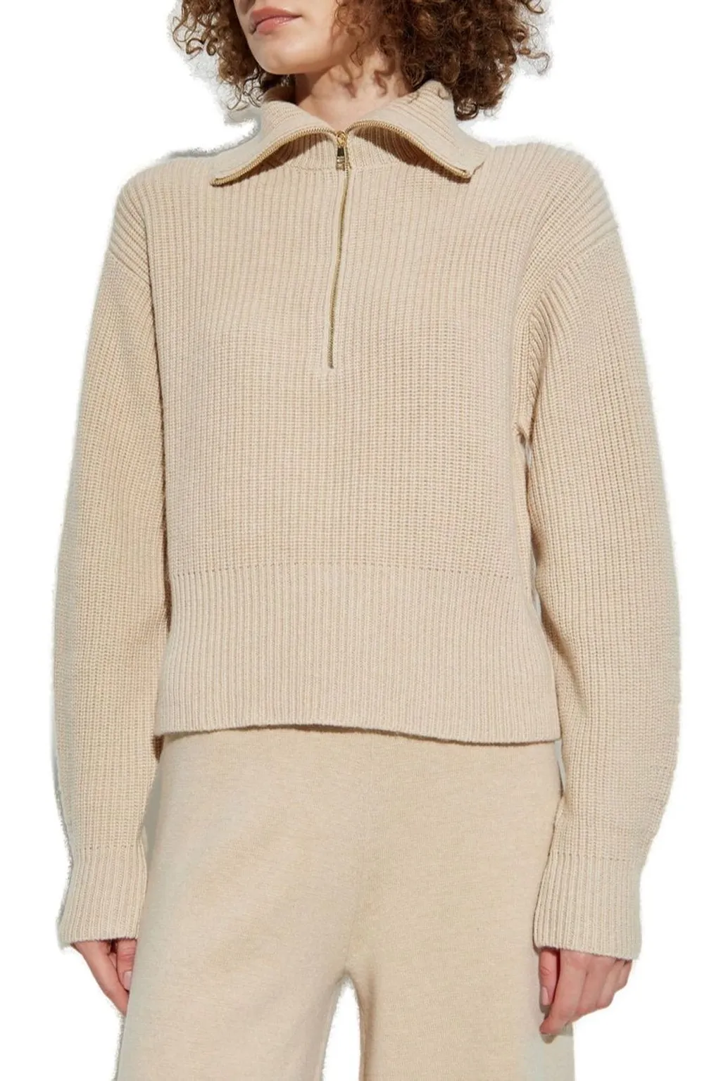 Max Mara Nadar Quater-Zip Knit Jumper