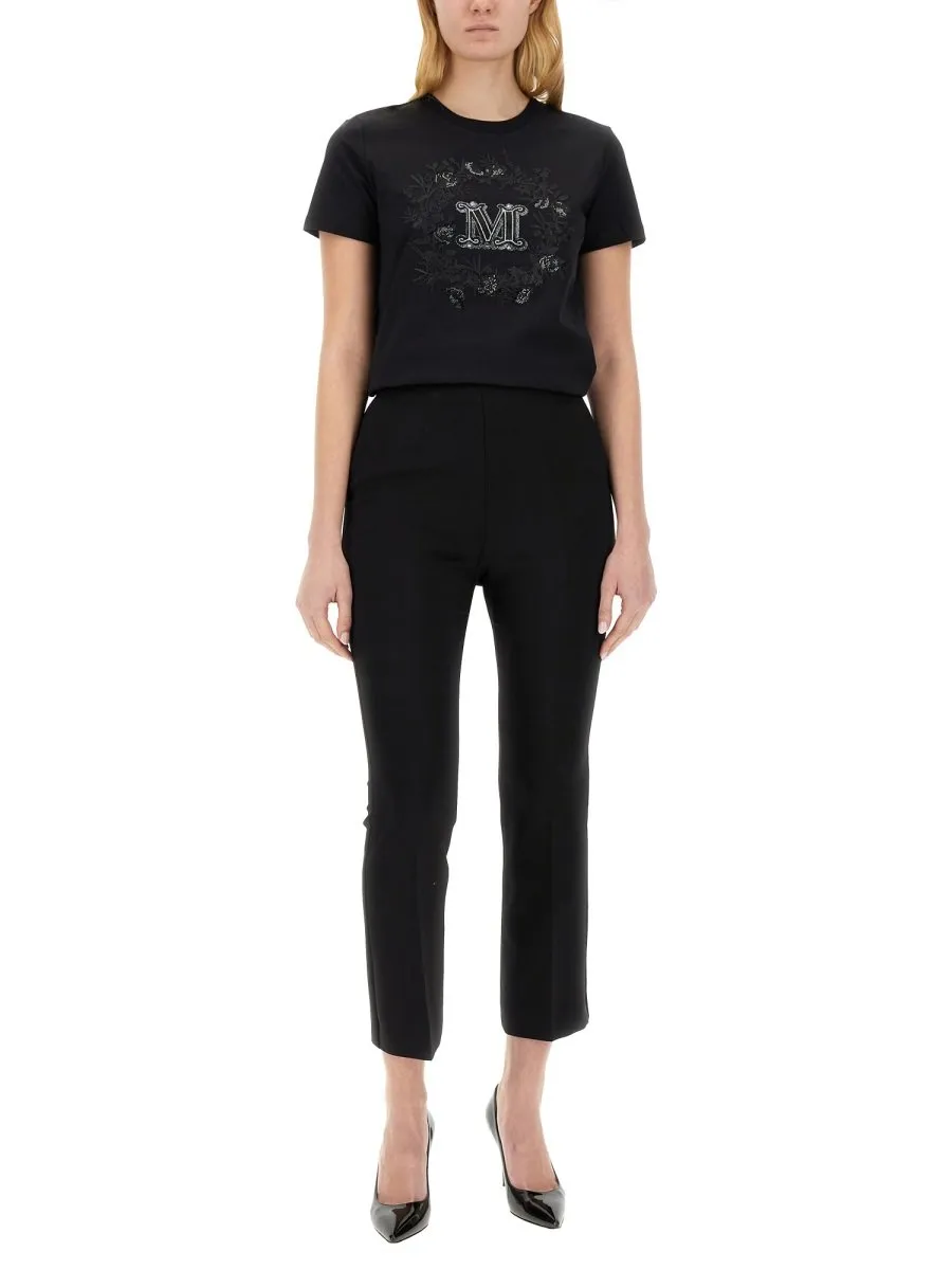 Max Mara High Waist Slim Fit Trousers