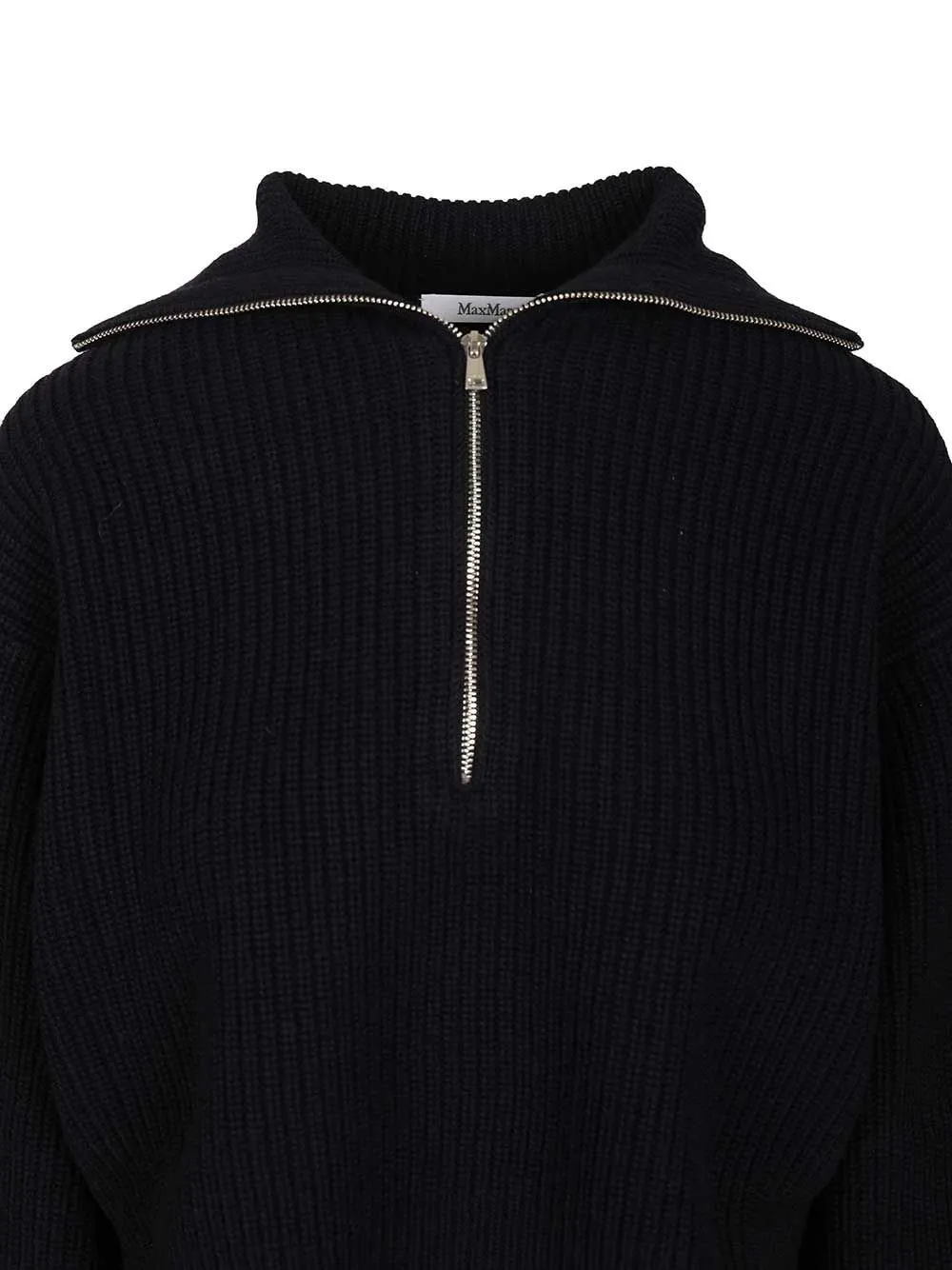 Max Mara Nadar Quarter-Zip Knitted Jumper