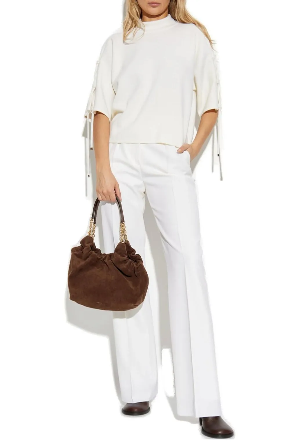 Max Mara Bevanda Short-Sleeved Jumper