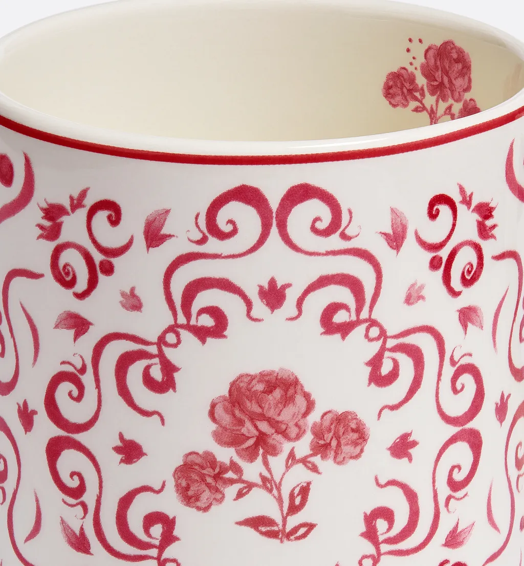Set Of Two Mugs, Bee And Rose