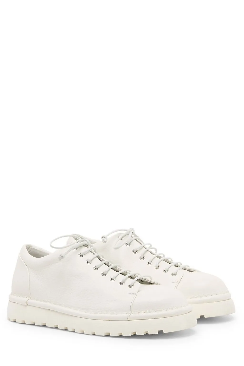 MarsÈLl Round Toe Lace-Up Shoes