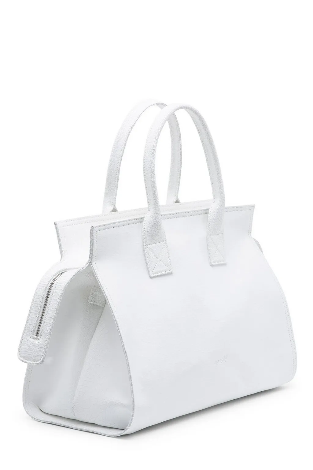 MarsÈLl Curva Media Logo Debossed Handbag