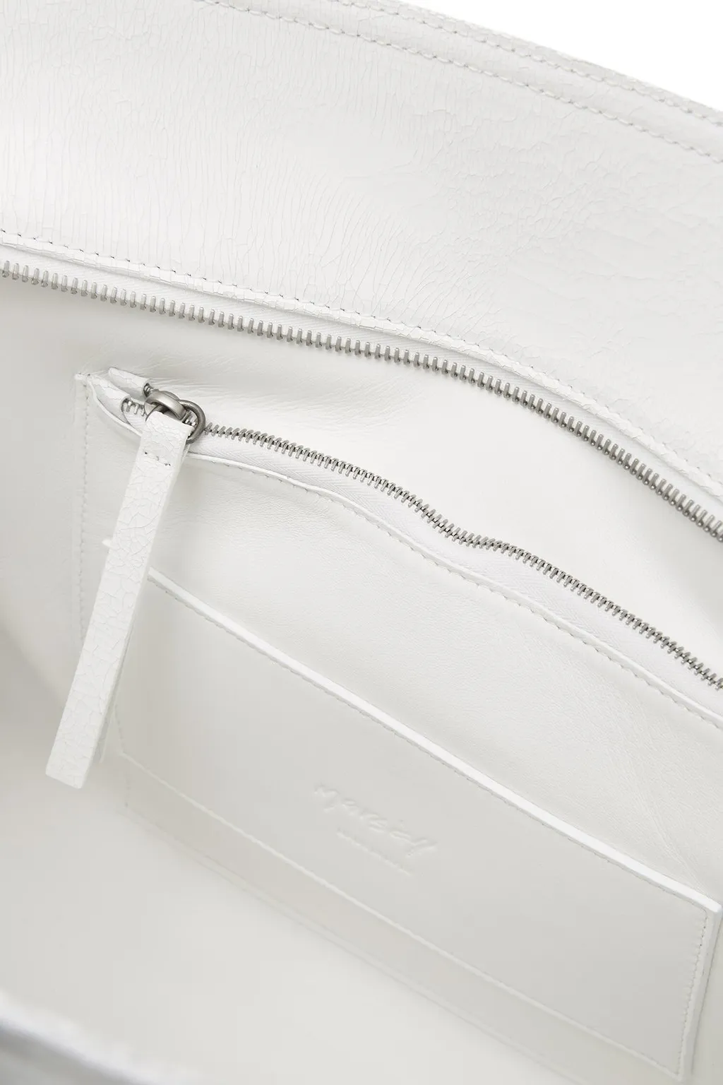 MarsÈLl Curva Media Logo Debossed Handbag