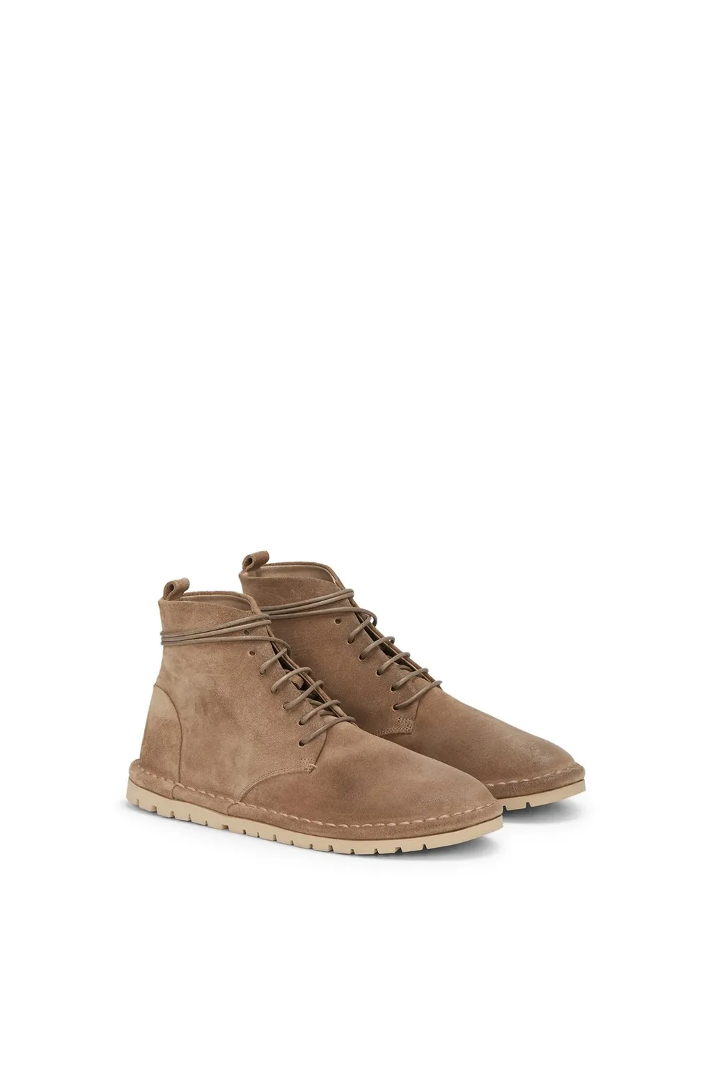 MarsÈLl Round-Toe Lace-Up Boots
