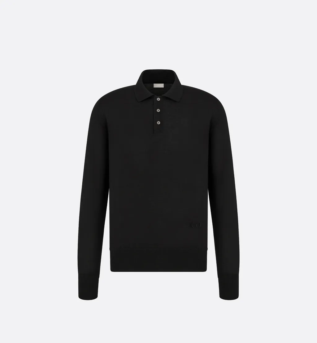 Cd Icon Long-Sleeved Polo Shirt