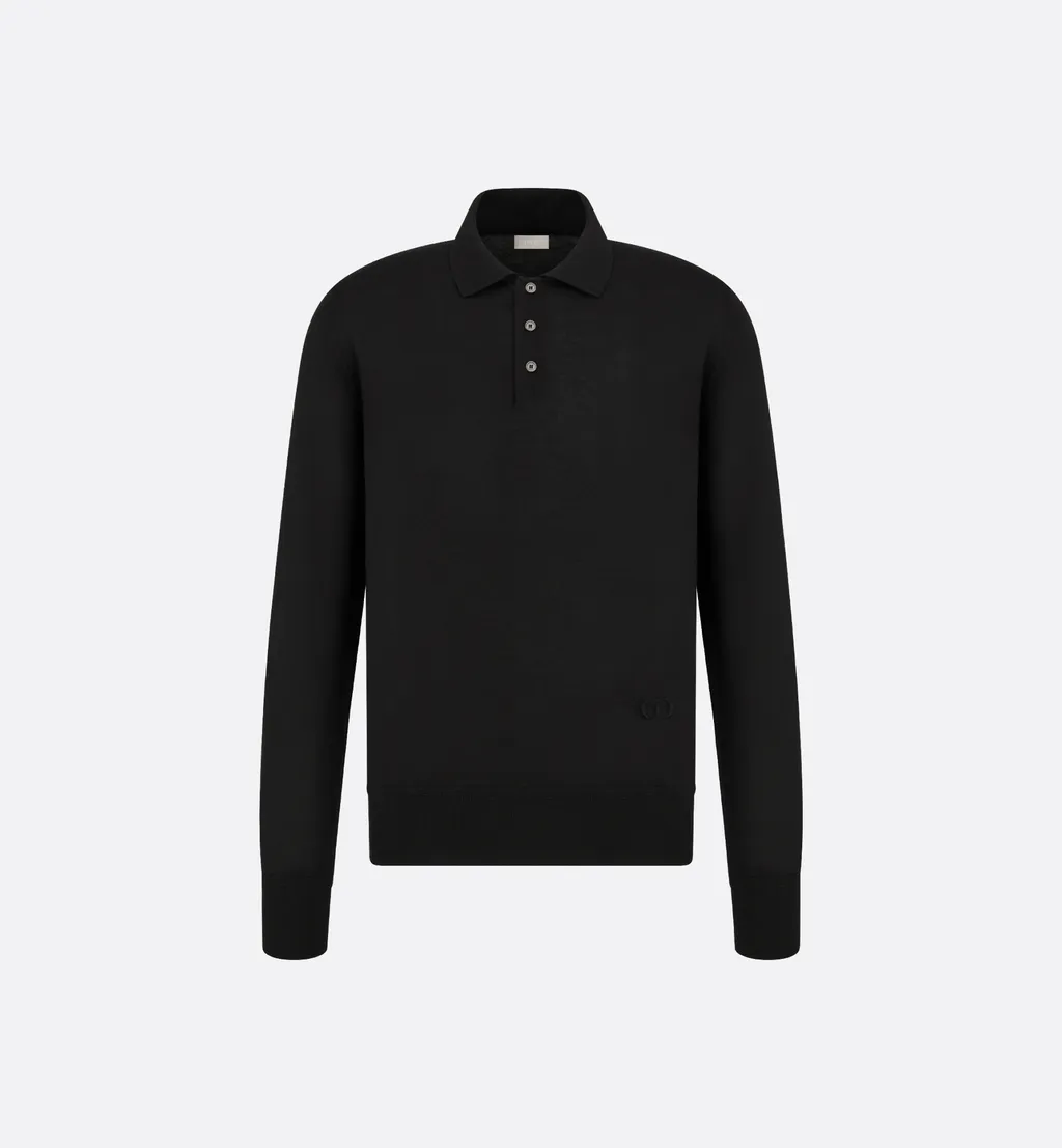 Cd Icon Long-Sleeved Polo Shirt