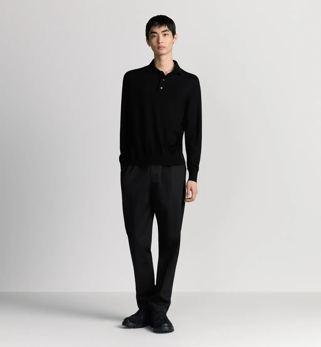 Cd Icon Long-Sleeved Polo Shirt