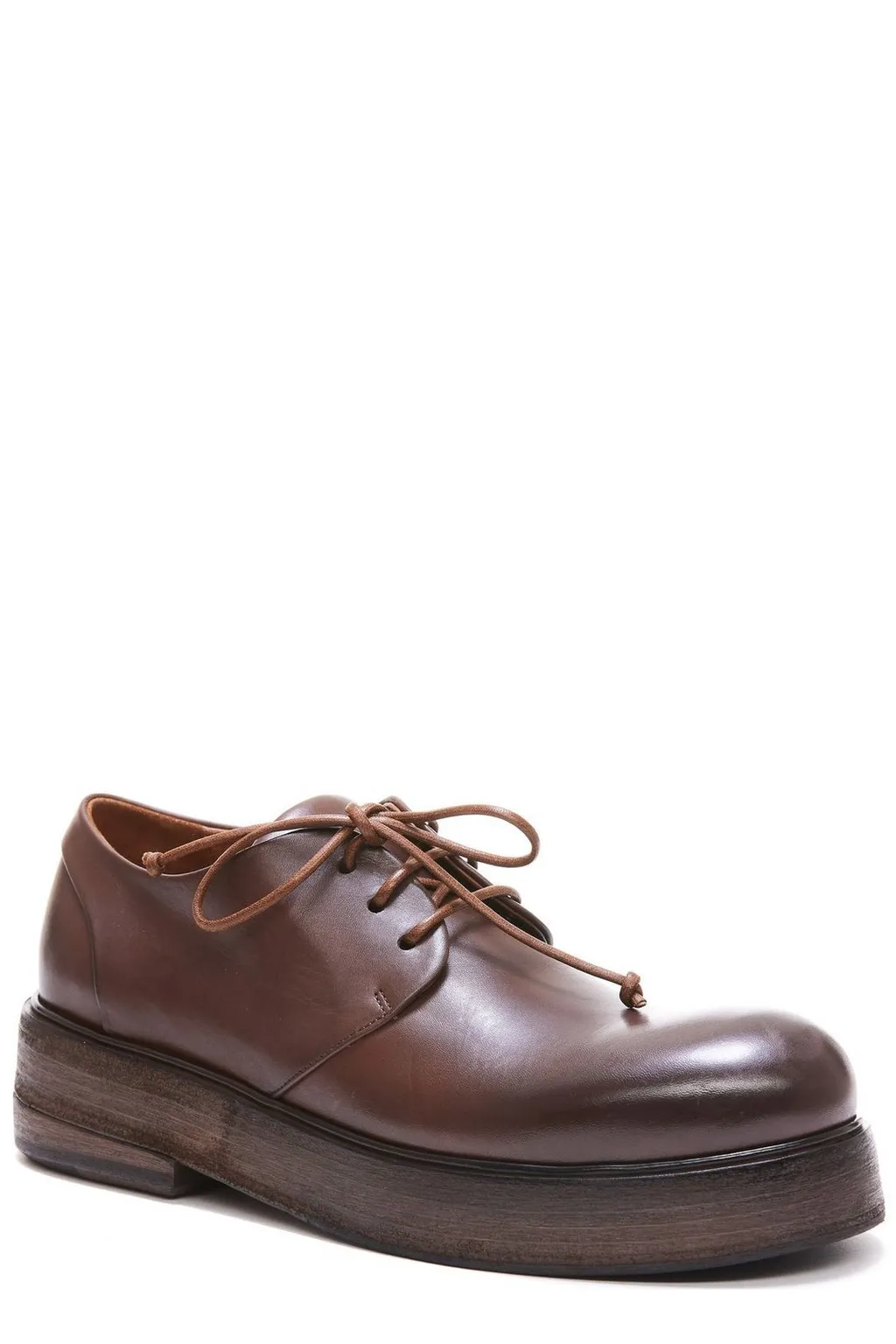 MarsÈLl Round Toe Lace-Up Shoes