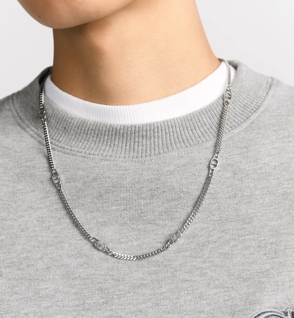 Cd Icon Thin Chain Link Necklace