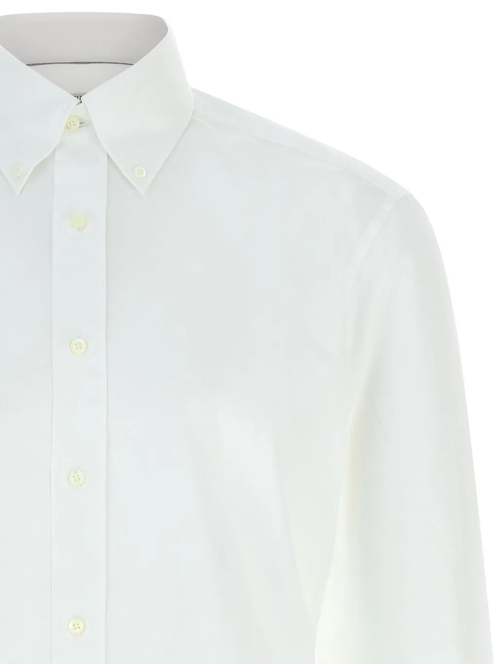 Brunello Cucinelli Twill Slim Fit Shirt
