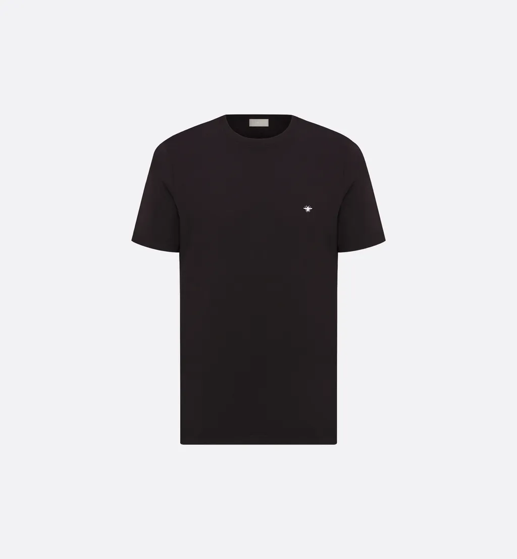 T-Shirt With Bee Embroidery