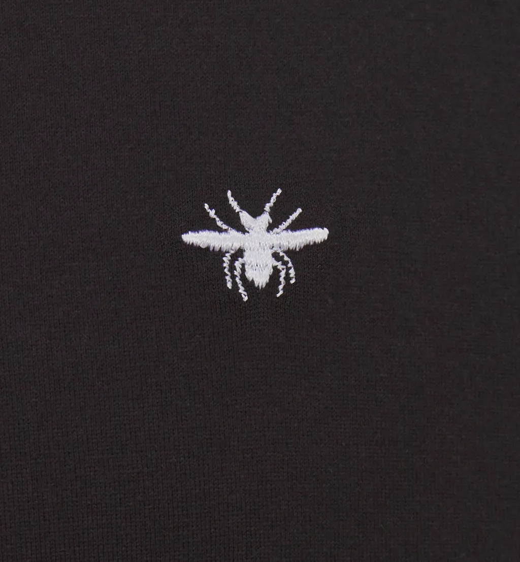 T-Shirt With Bee Embroidery