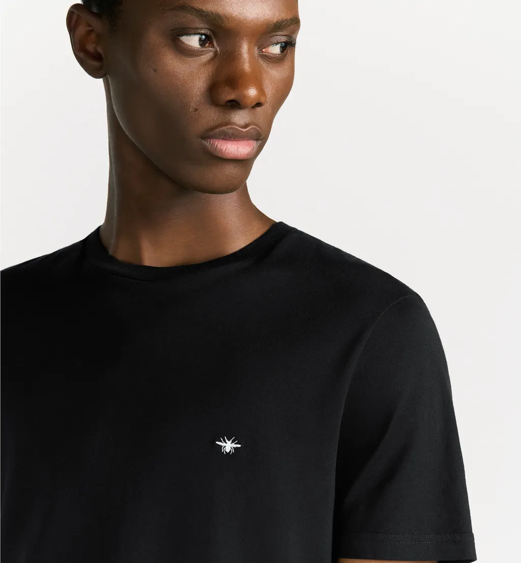 T-Shirt With Bee Embroidery